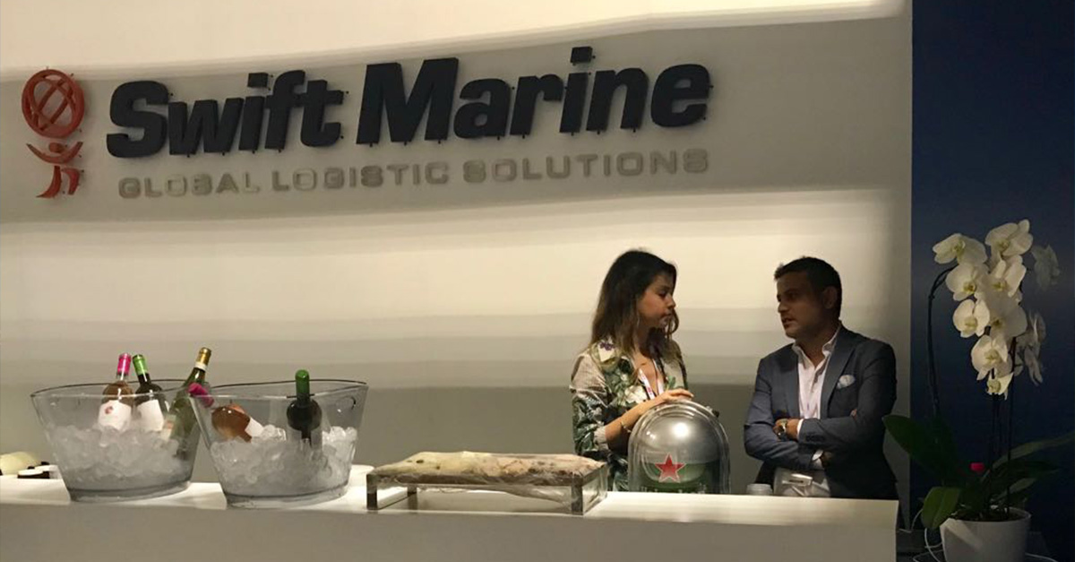 Swift Marine at the International Maritime Exhibition Posidonia.