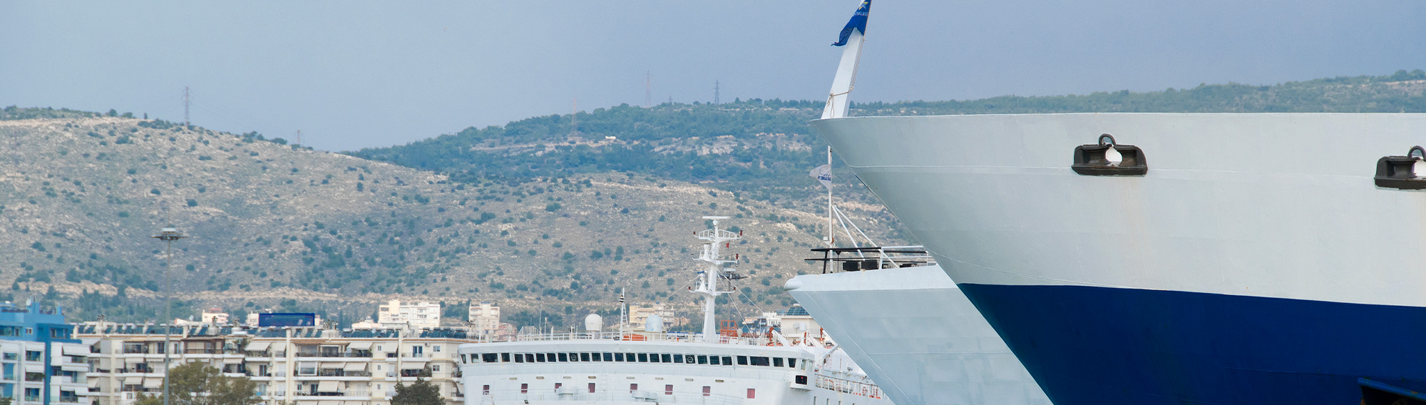 Ship in Greece.
